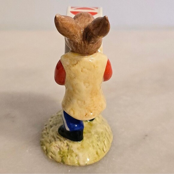 Royal Doulton Bunnykins Figure Oompah Band Drummer Bunnykin Figurine DB26 1984 - Picture 4 of 8